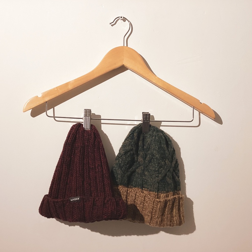 Two beanies